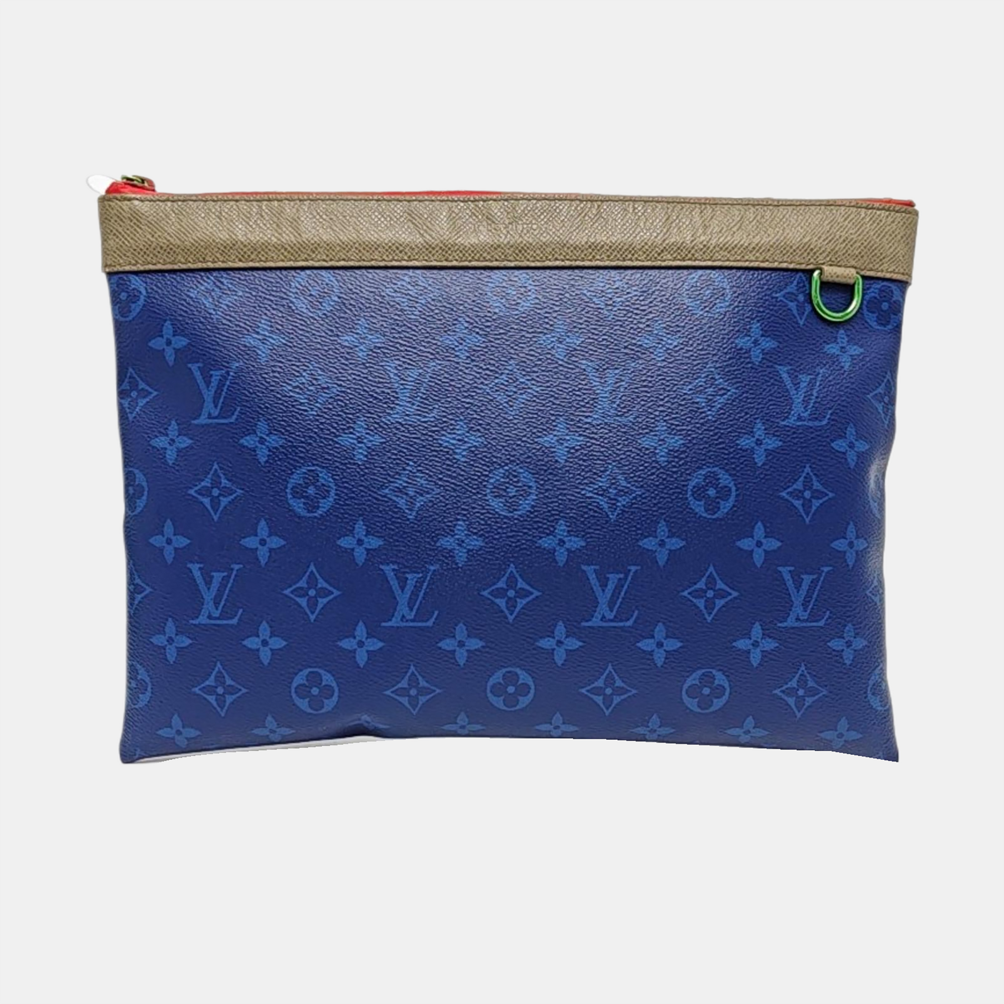 DISCOVERY Monogram Coated Canvas Blue