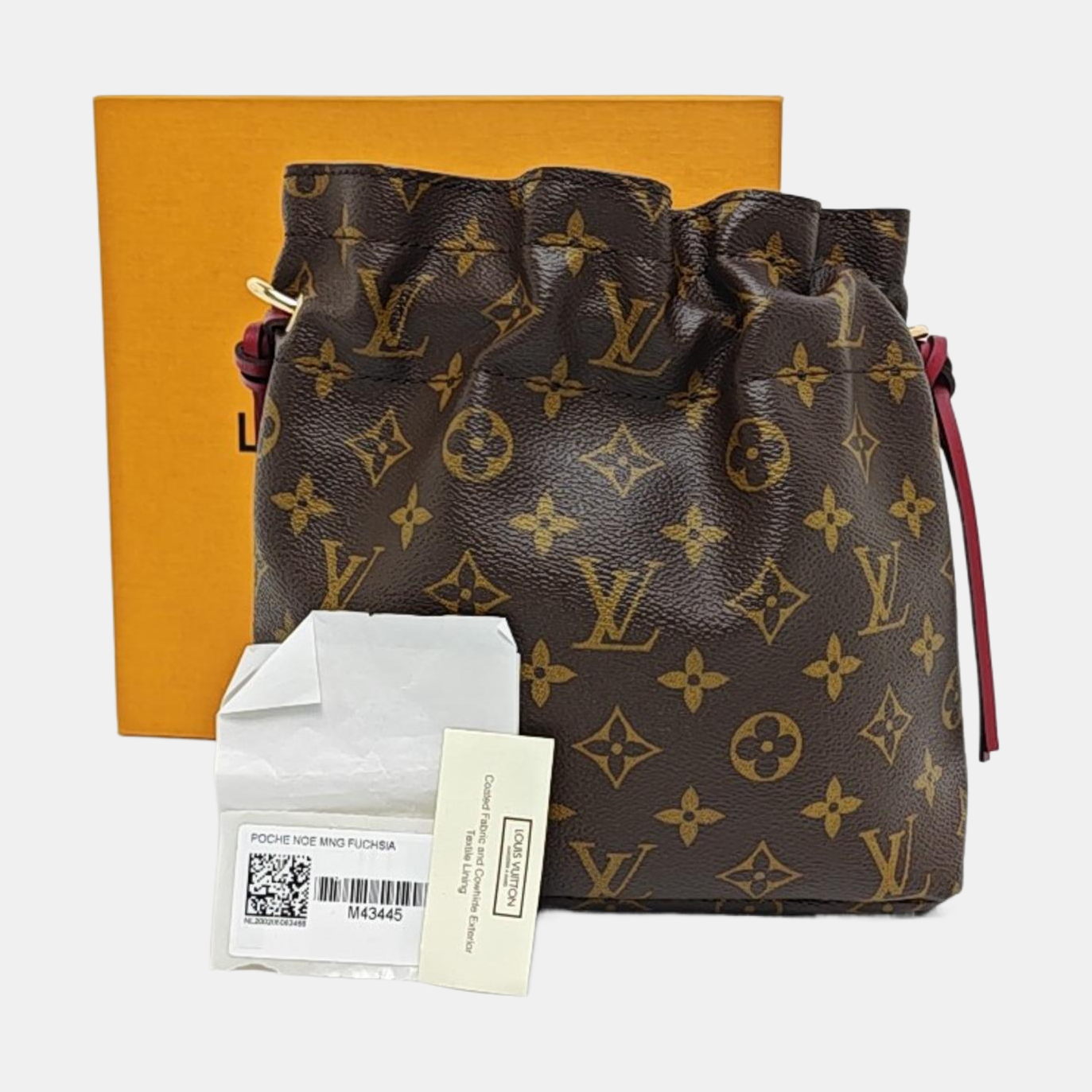 Authenticated pre-owned  NÉONOÉ Monogram Coated Canvas Brown - Bucket Bag at Looply