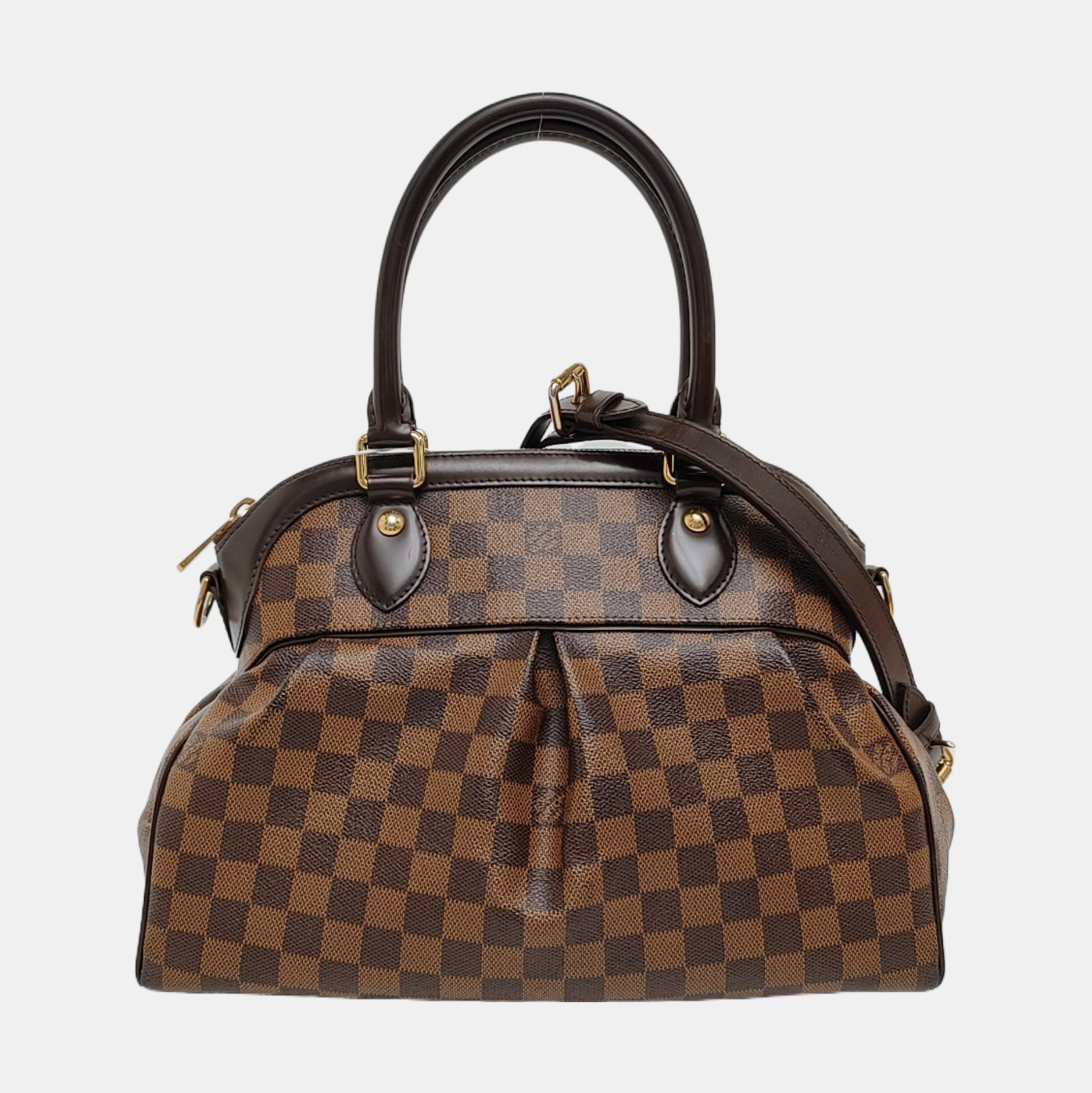TREVI PM Damier Ebene Coated Canvas Brown