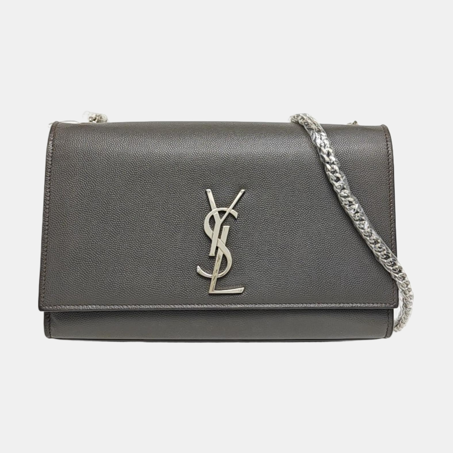 KATE Medium Calfskin Gray