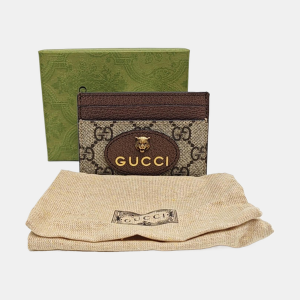 Neo Vintage Monogram Coated Canvas Brown Card Holder