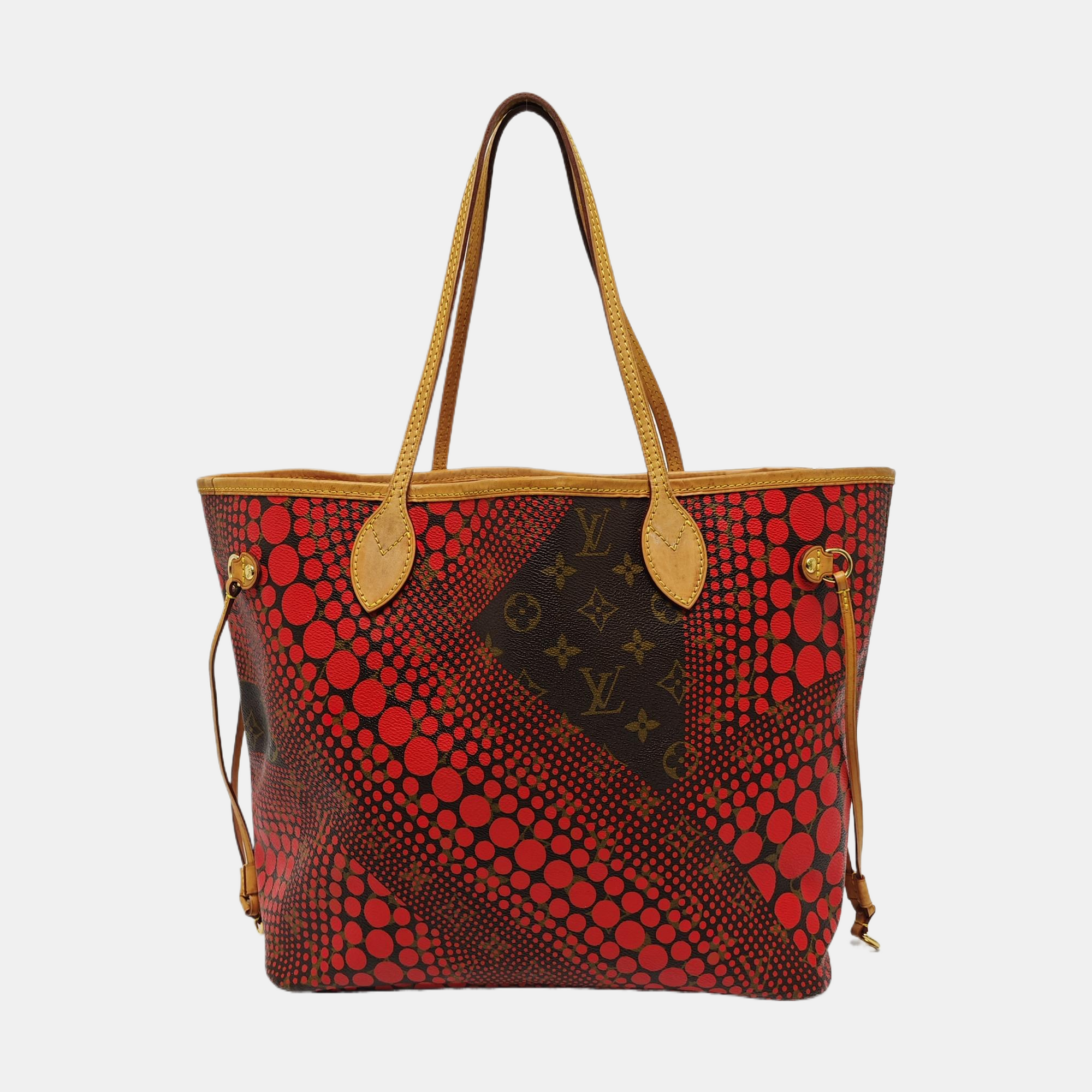 NEVERFULL MM Monogram Coated Canvas Brown