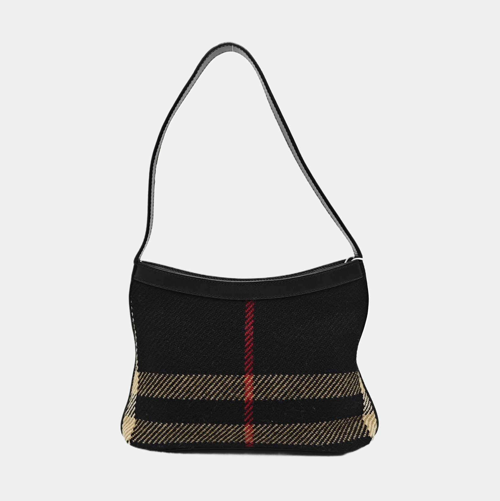 Fabric Shoulder Bag Black