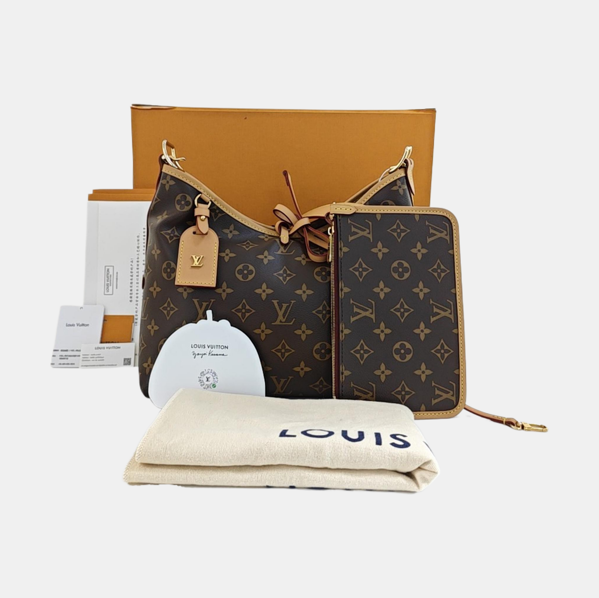 CARRYALL PM Monogram Coated Canvas Brown