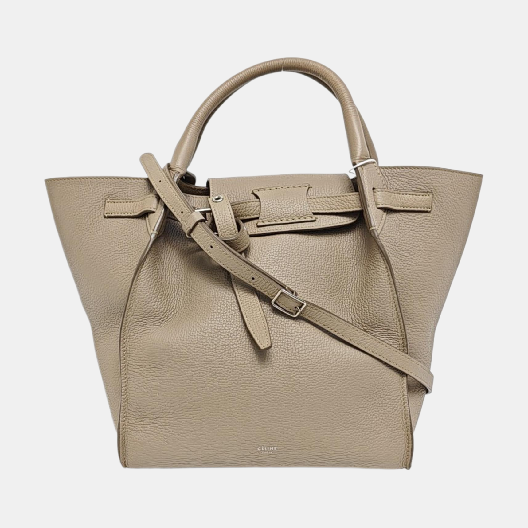 BIG BAG Small Calfskin Gray
