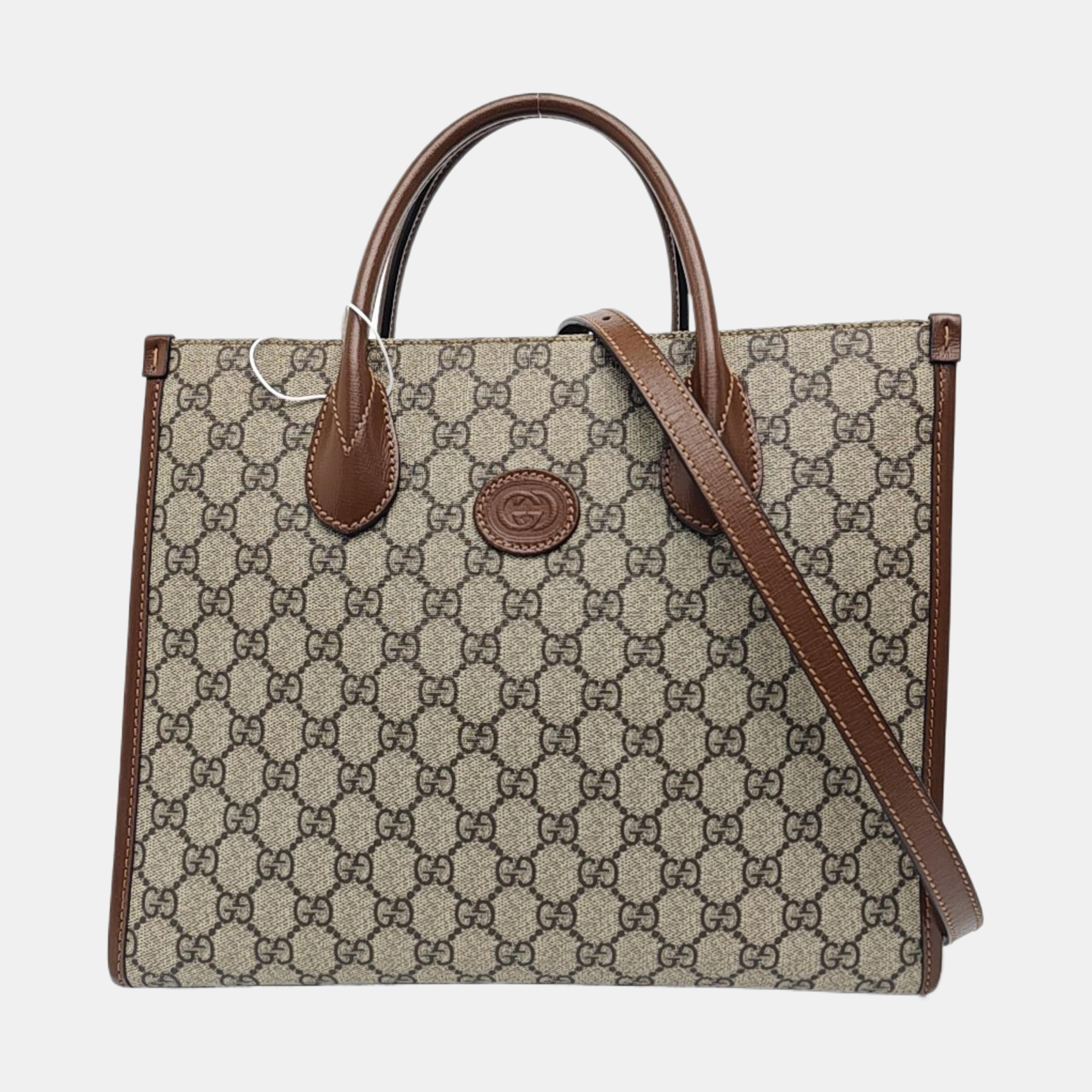 Retro Small Monogram Coated Canvas Brown