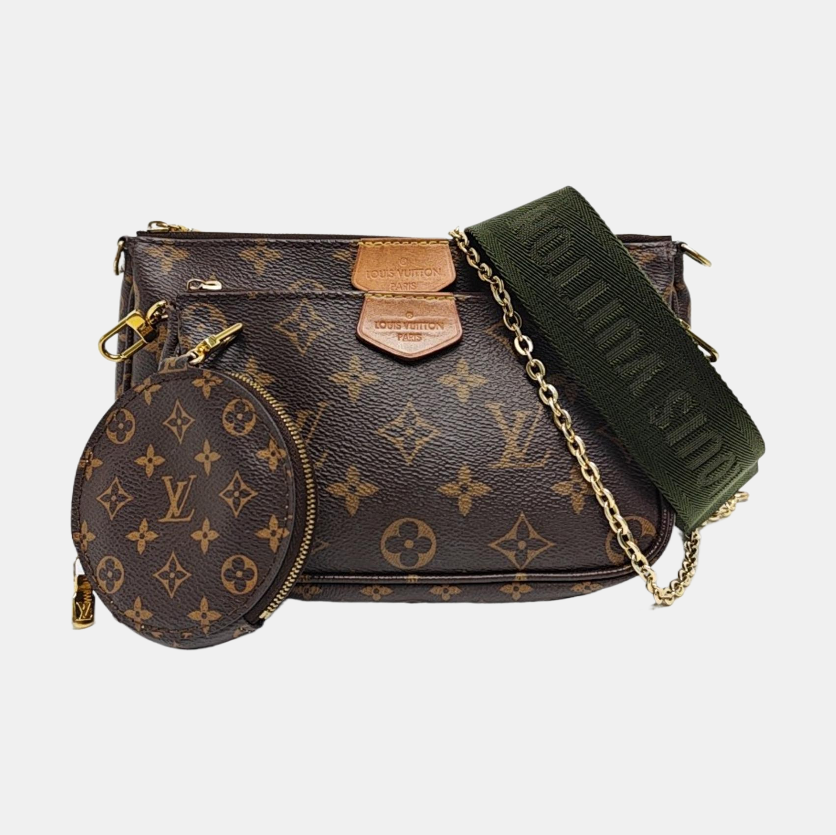 MULTI Monogram Coated Canvas Brown