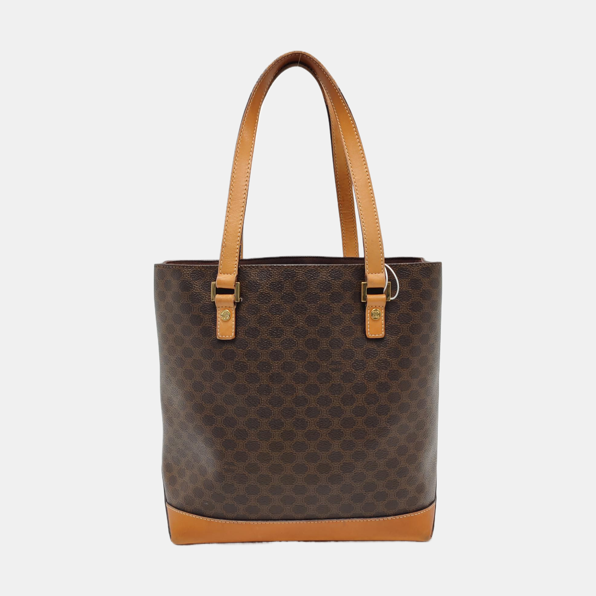 MACADAM TOTE Coated Canvas Brown