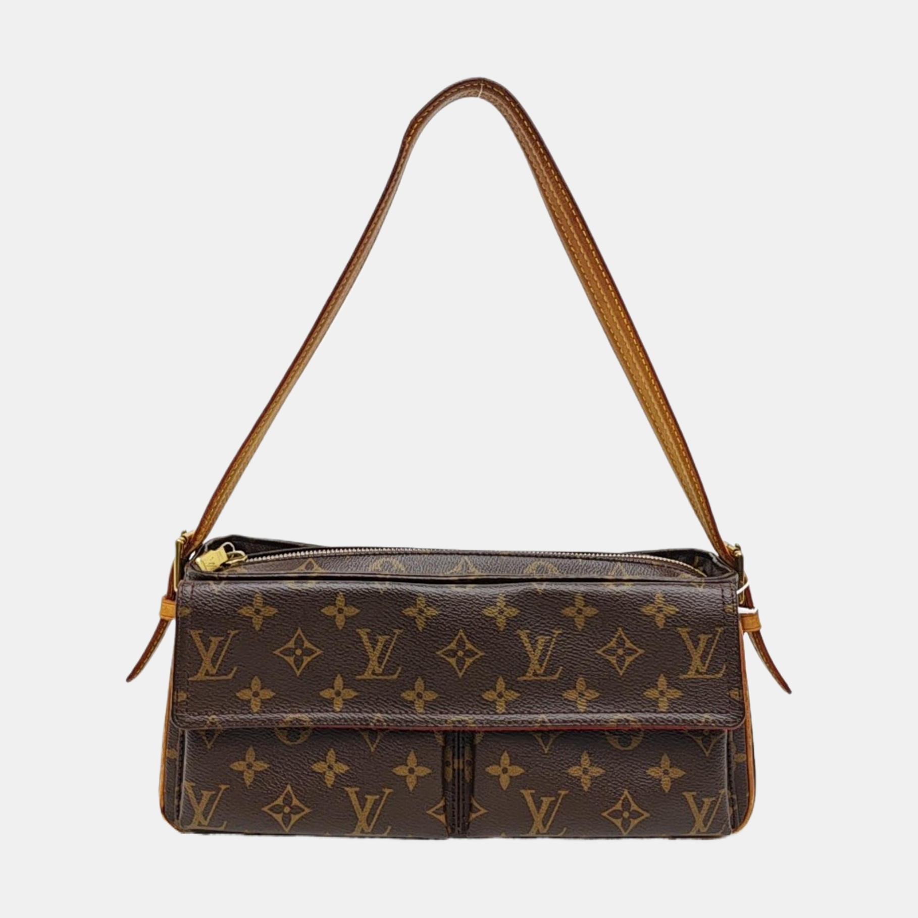 VIVA CITE Monogram Coated Canvas Brown