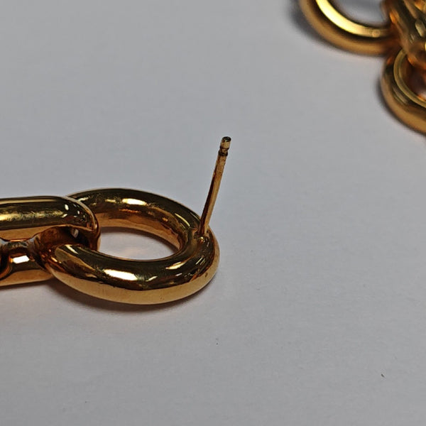 Metal Gold Earrings