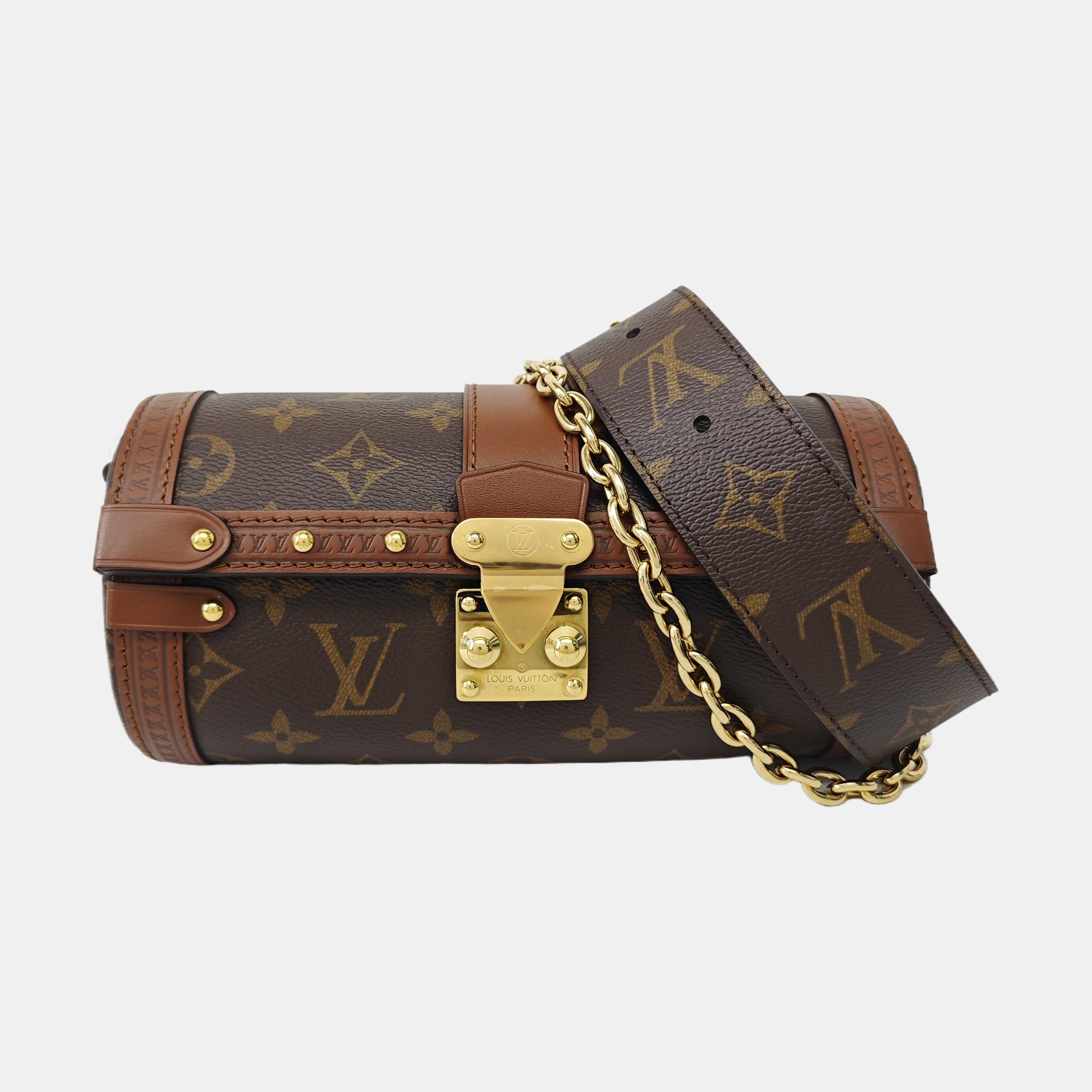 PAPILLON 19 Monogram Coated Canvas Brown