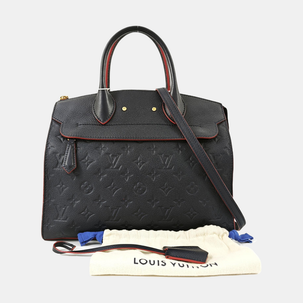 PONNEUF MM Monogram Calfskin Blue