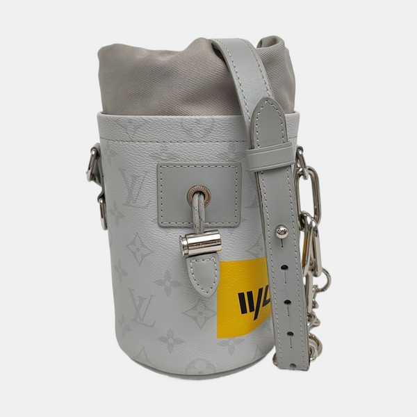 CHALK Monogram Coated Canvas Gray