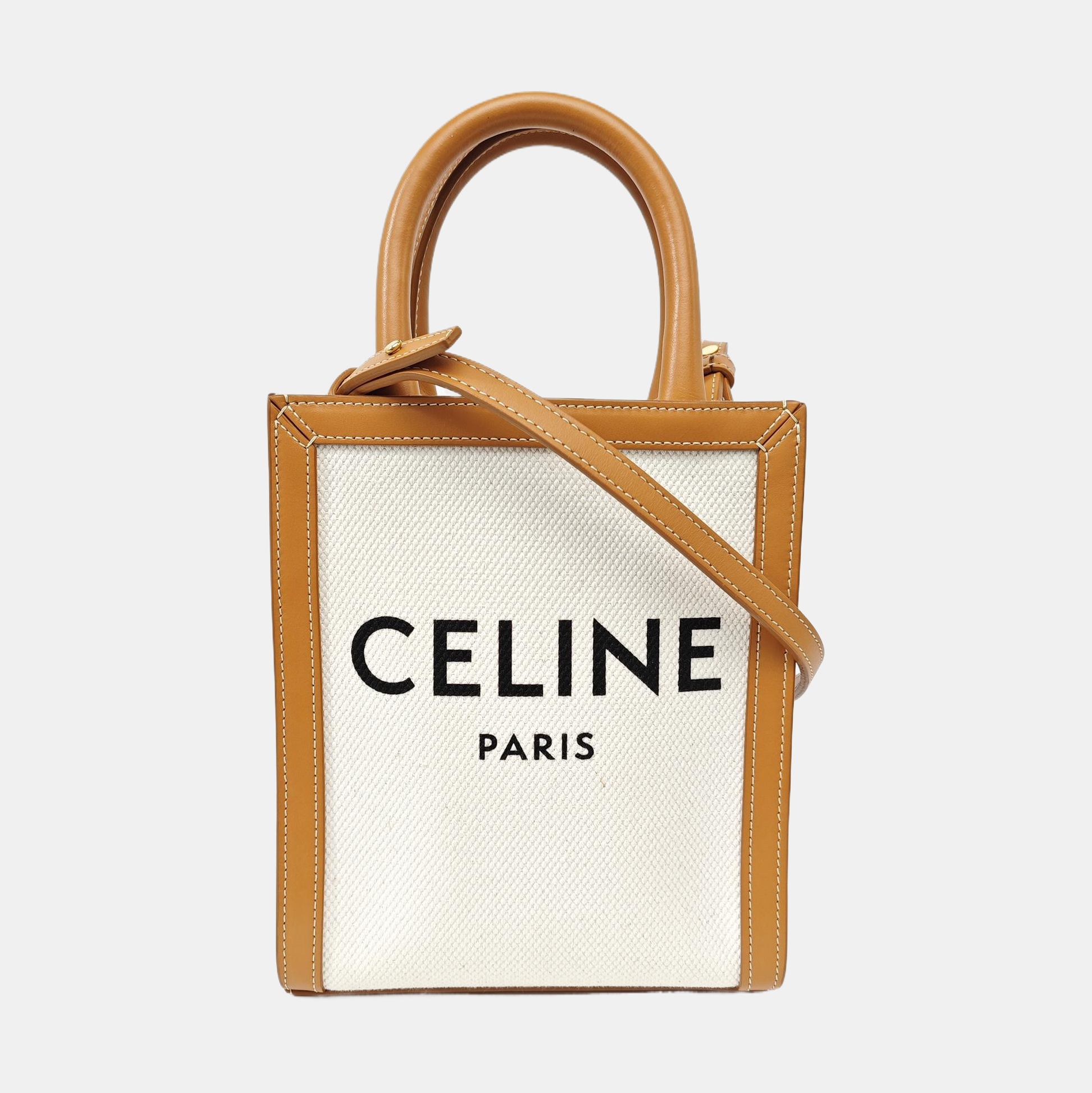 CABAS CELINE Mini Canvas White