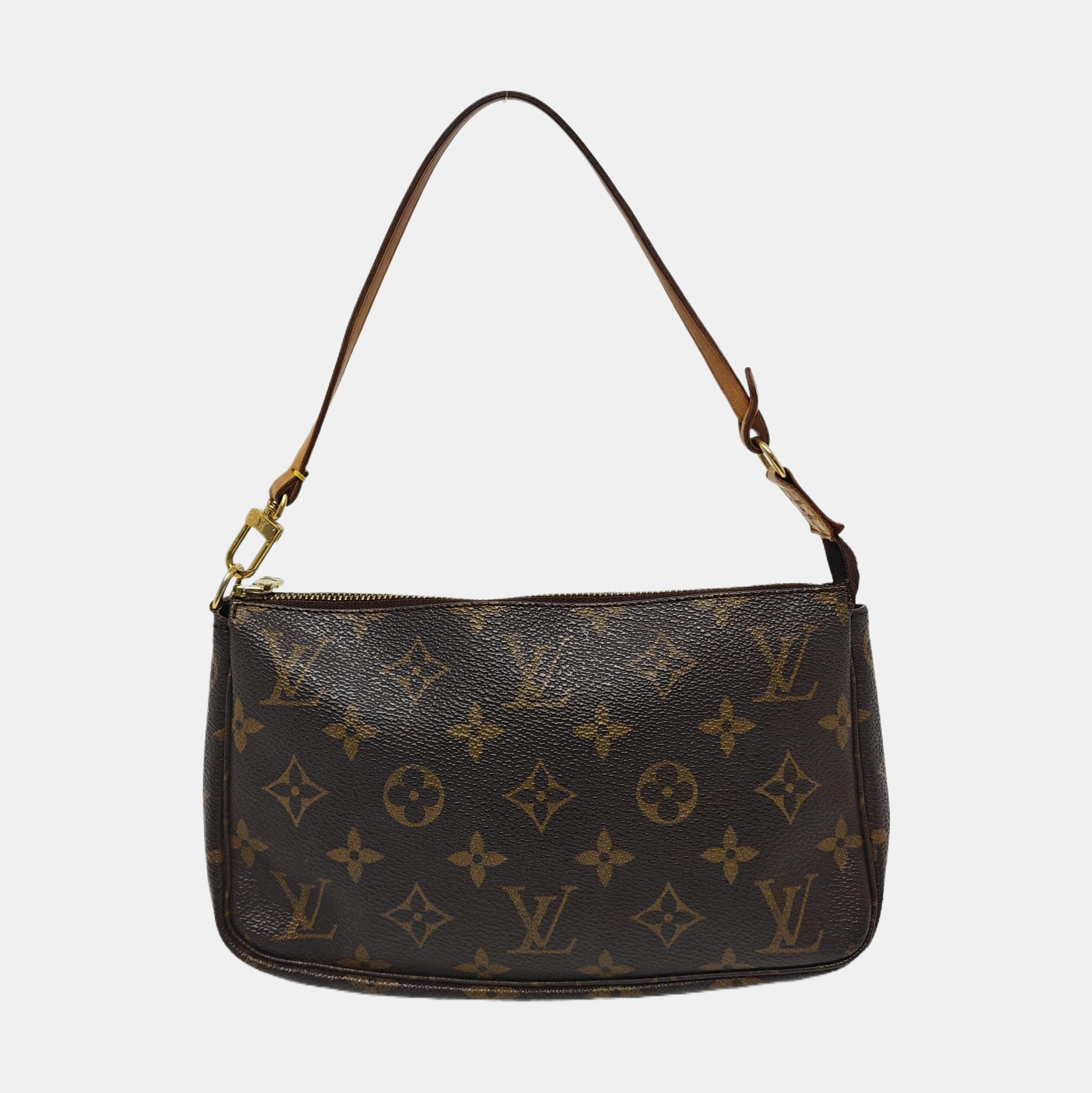 ACCESSOIRES Monogram Coated Canvas Brown