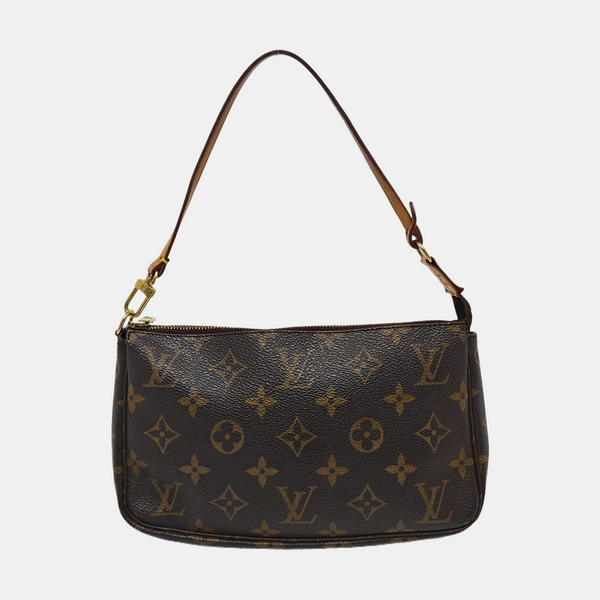 ACCESSOIRES Monogram Coated Canvas Brown
