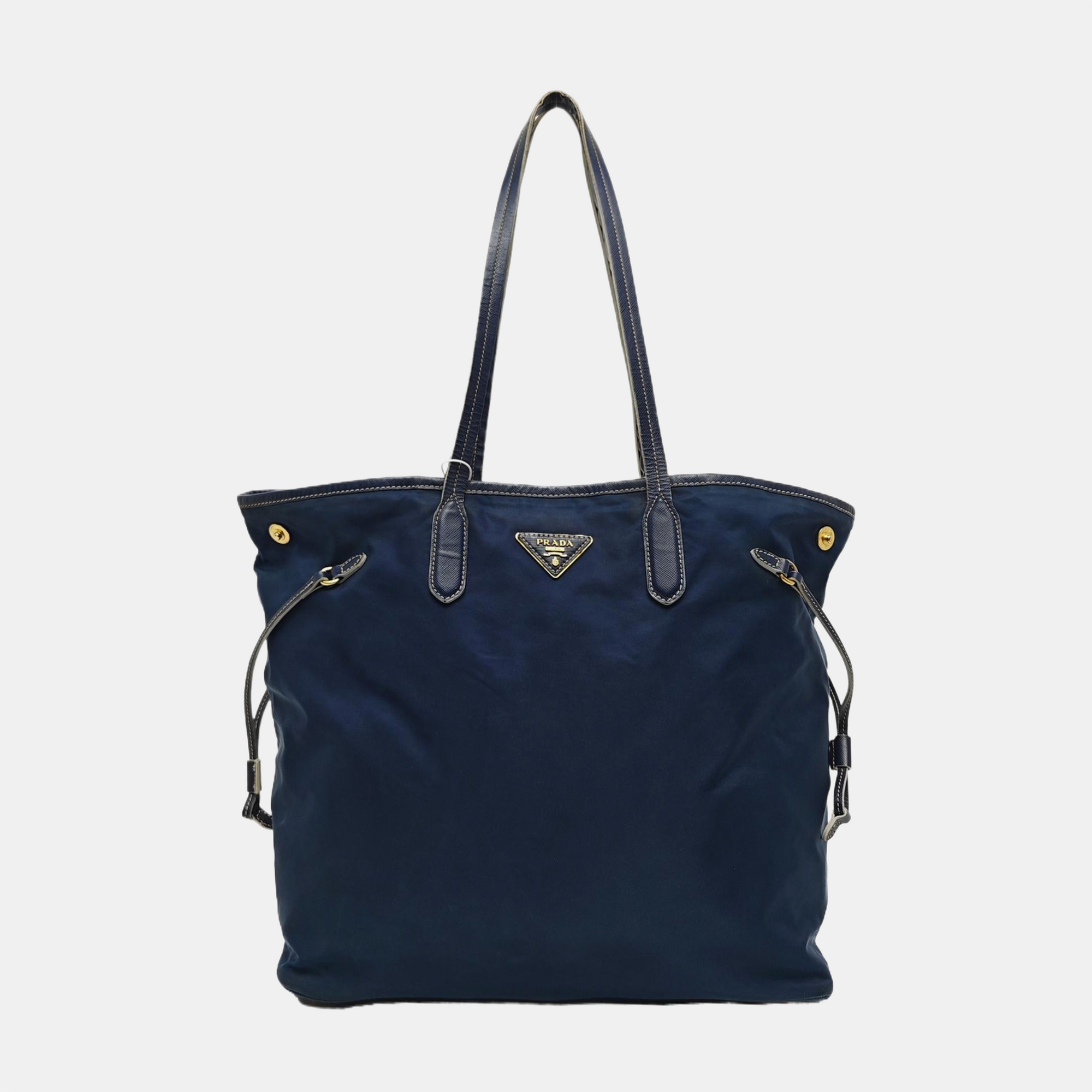 Vitello Phenix Tote Nylon Blue