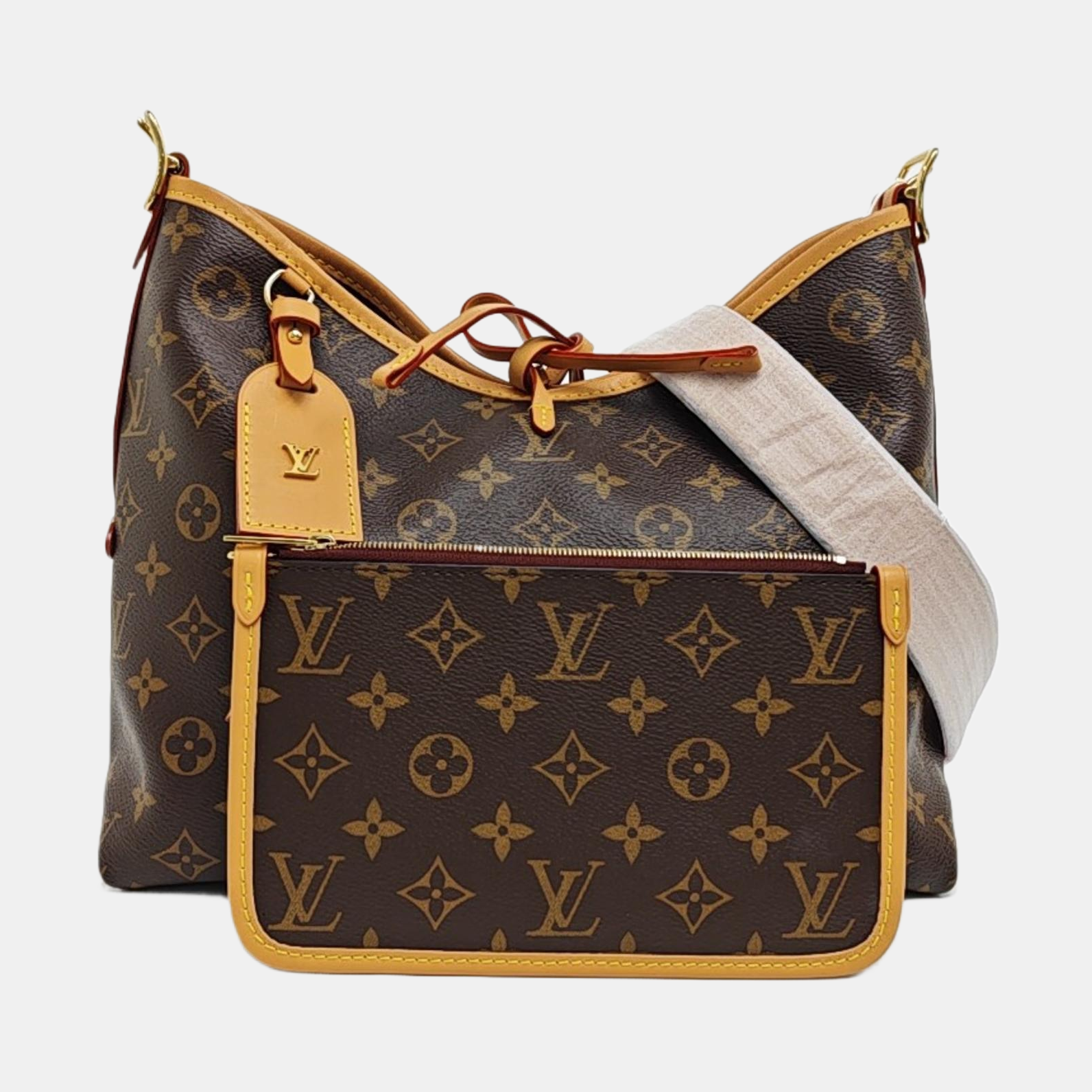 CARRYALL PM Monogram Coated Canvas Brown
