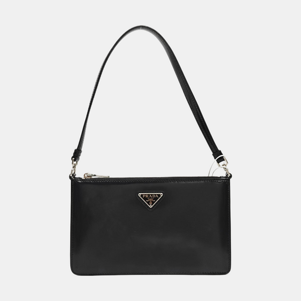 Calfskin Top Handle Bag Mini Black