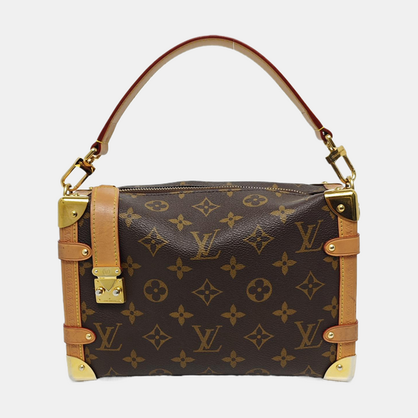 SIDE TRUNK MM Monogram Coated Canvas Brown