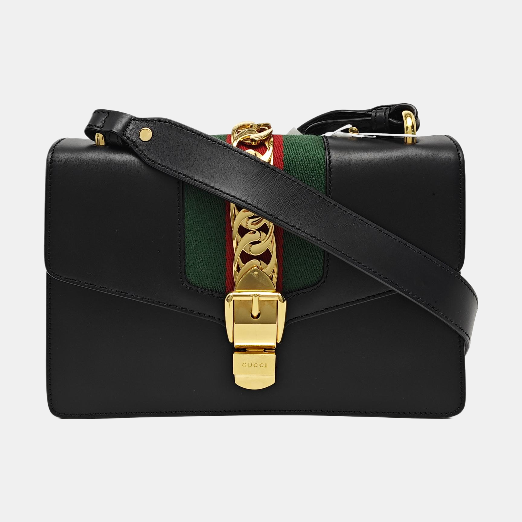 Sylvie Small Calfskin Black