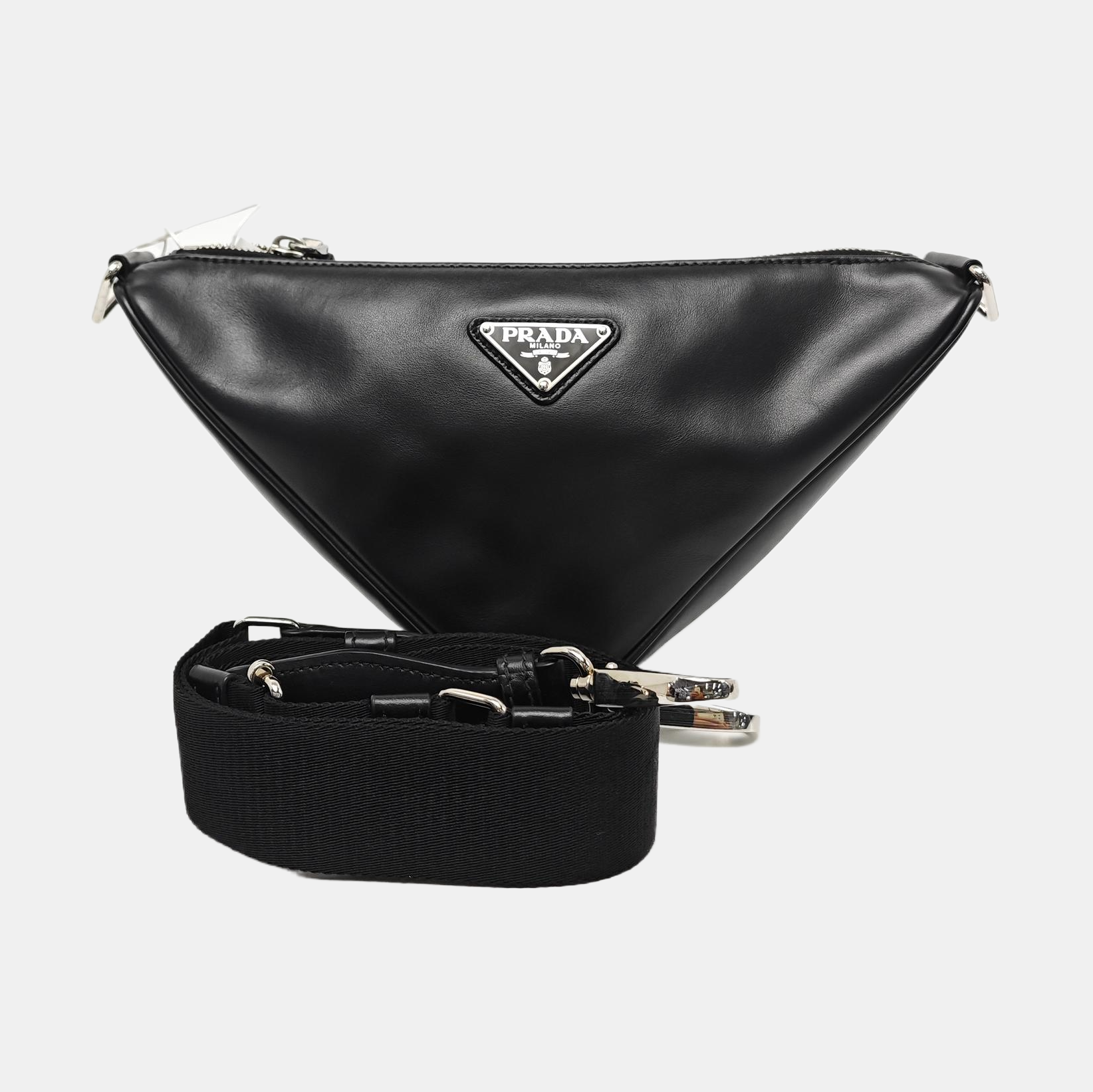 Calfskin Shoulder Bag Black