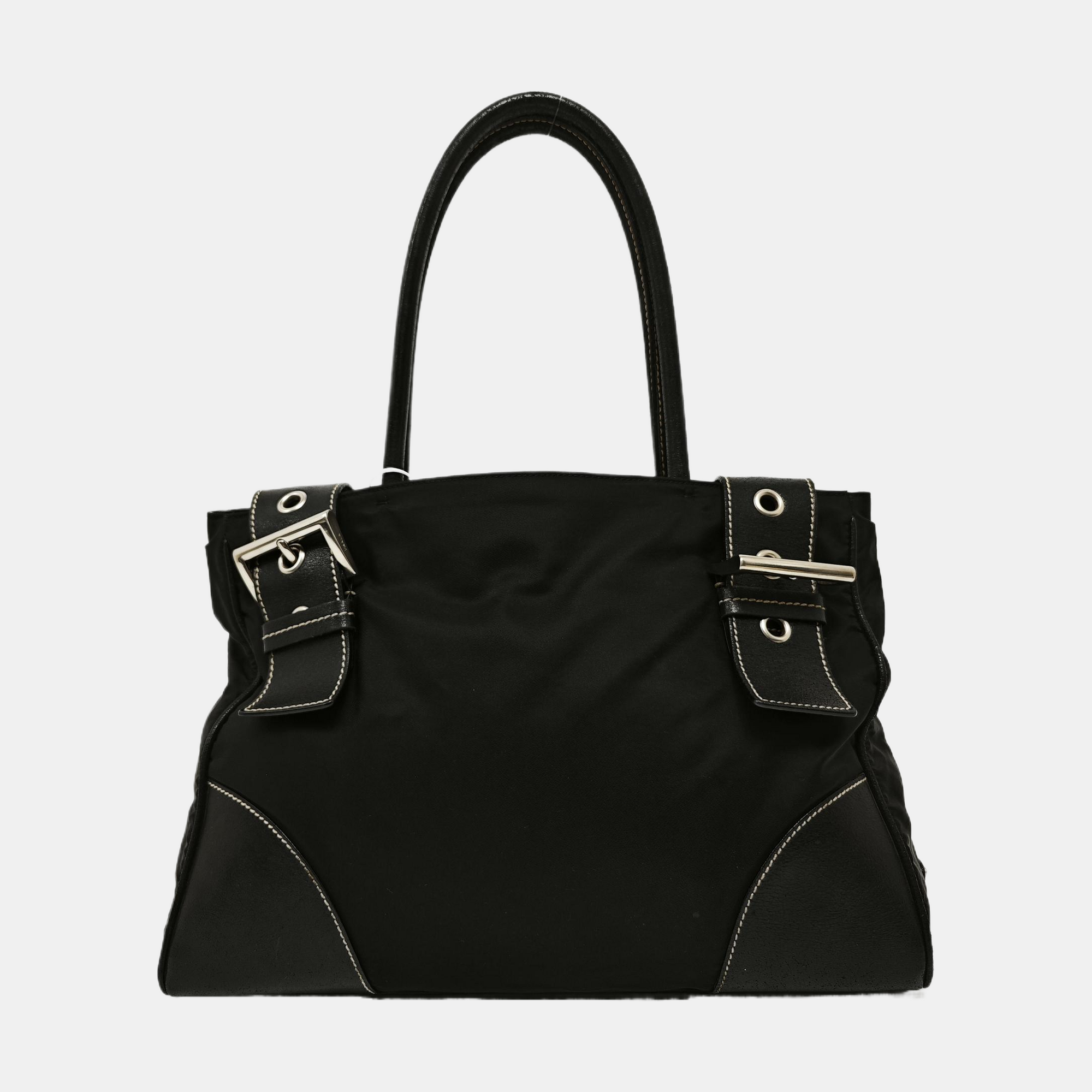 Nylon Tote Bag Black