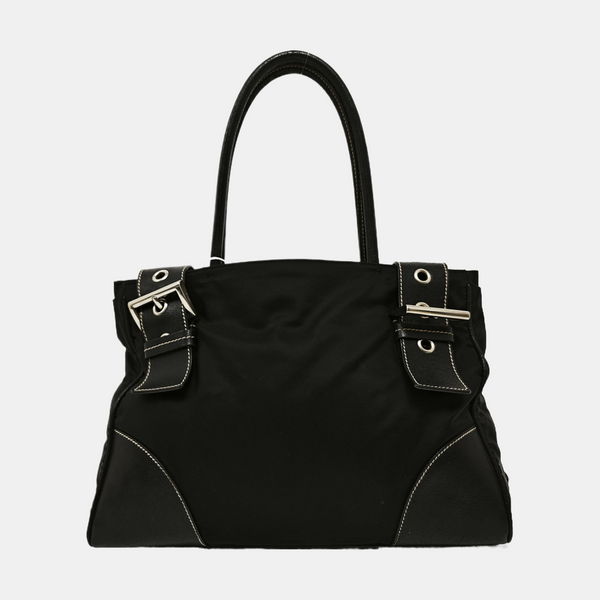 Nylon Tote Bag Black