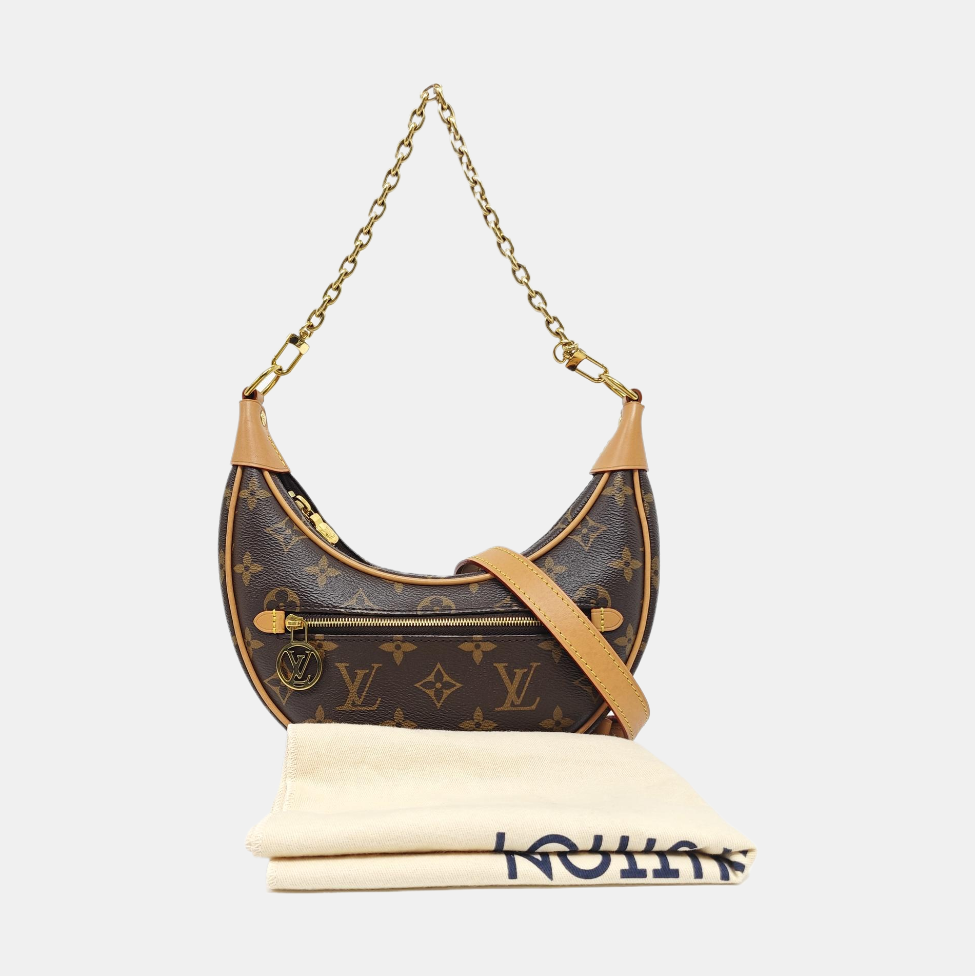 LOOP Monogram Coated Canvas Brown
