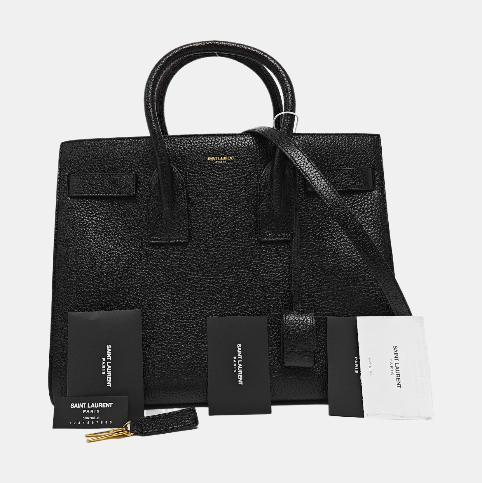 SAC DE JOUR Small Calfskin Black
