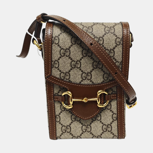 Horsebit 1955 Mini Coated Canvas Beige