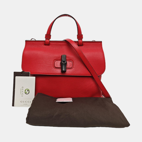 Daily Calfskin Red