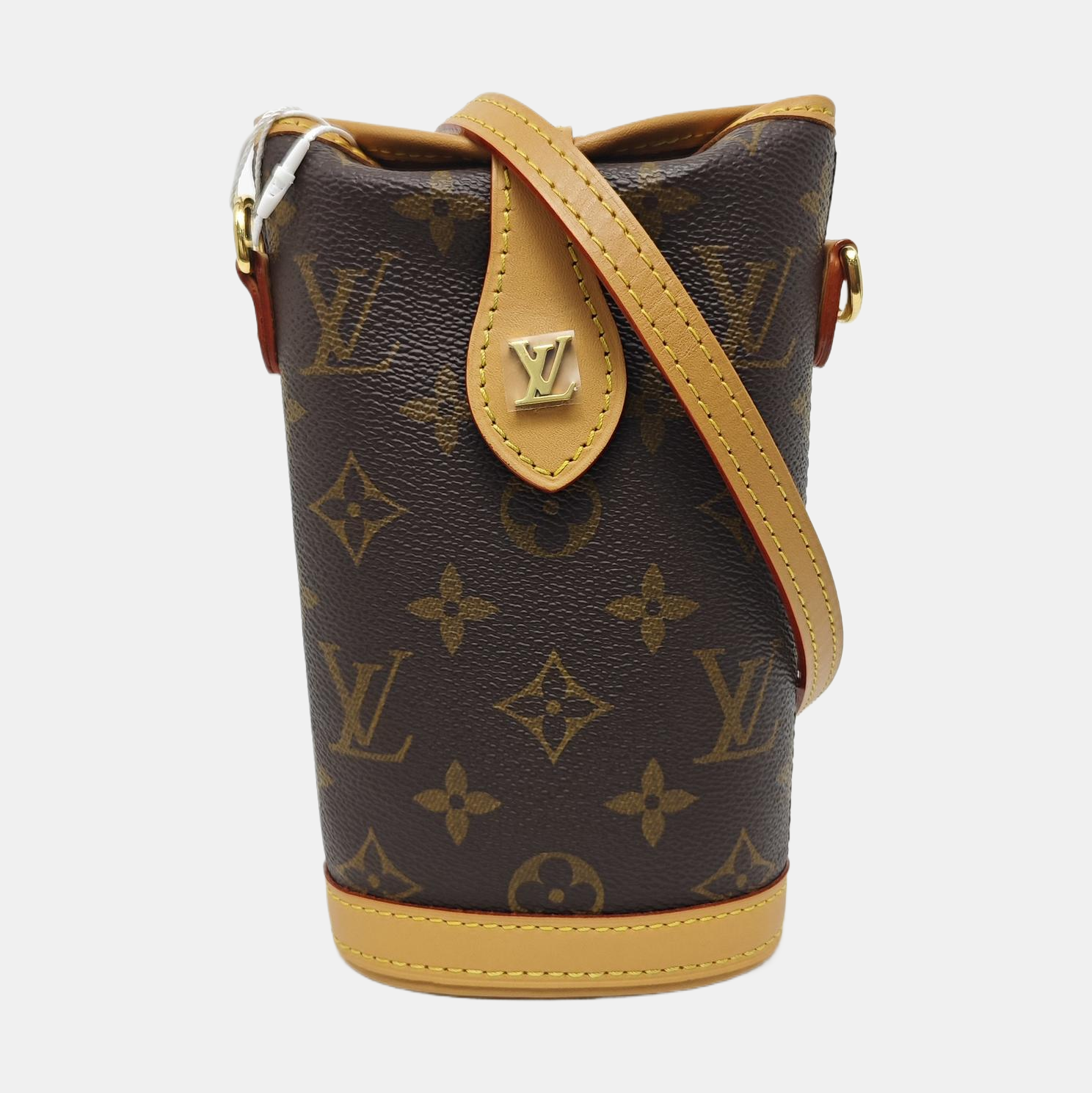 FOLD ME Monogram Coated Canvas Brown