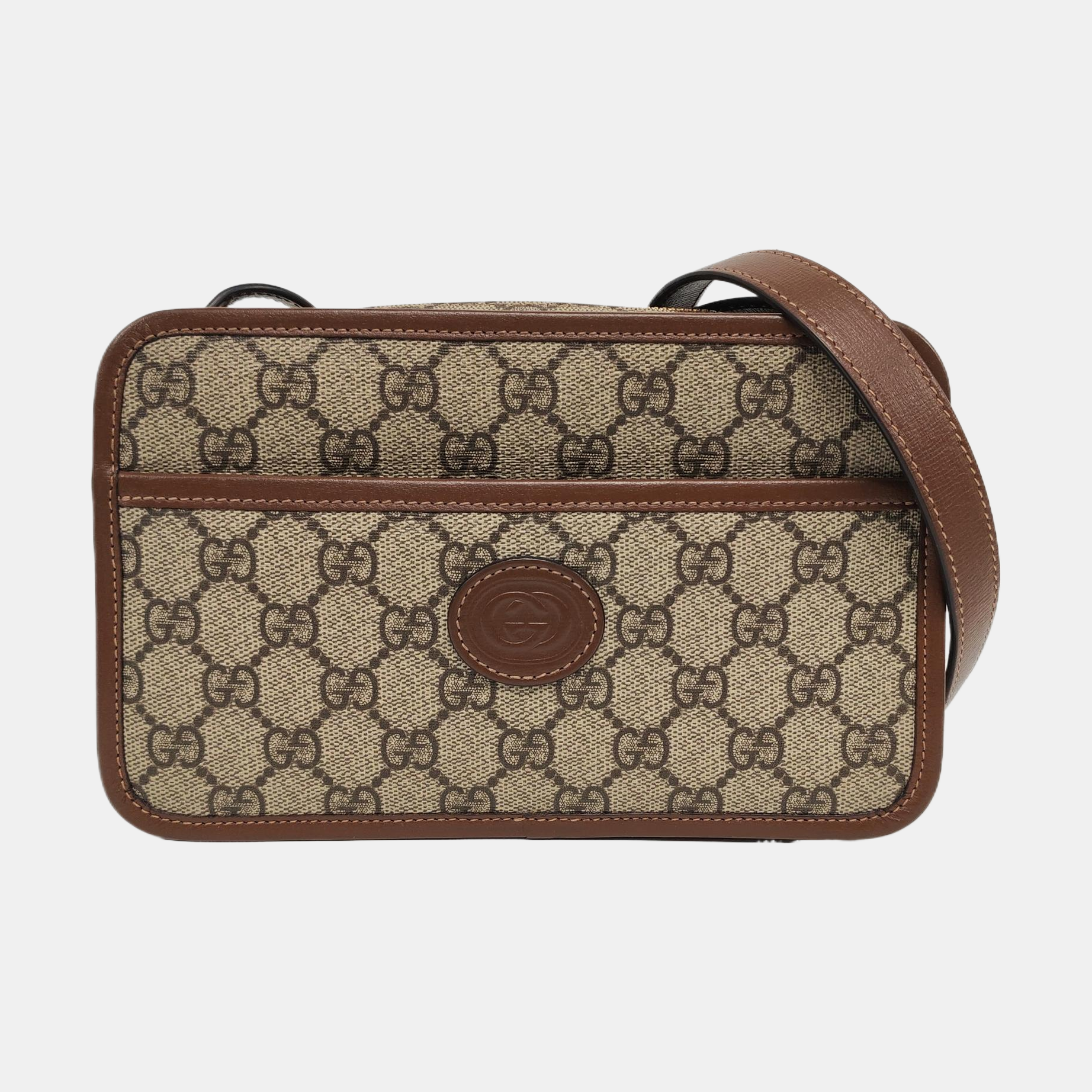 Bree Monogram Coated Canvas Beige