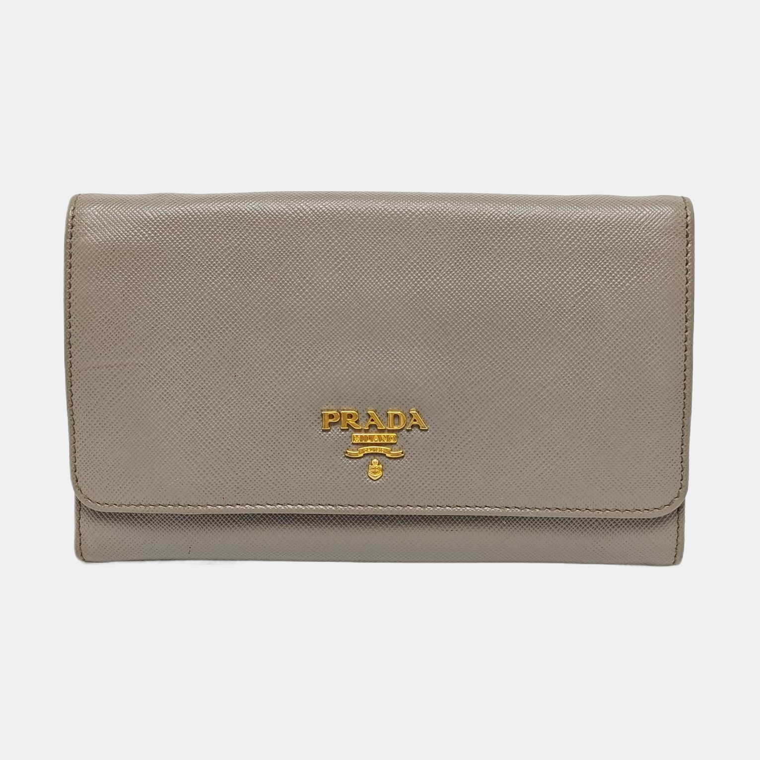 Calfskin Wallet Gray