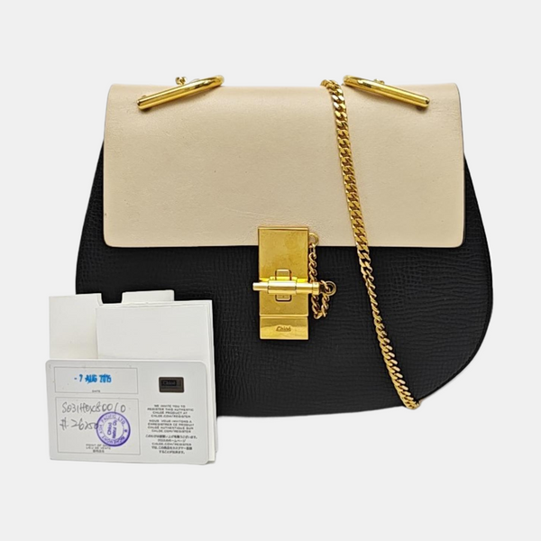 Drew Medium Calfskin Black
