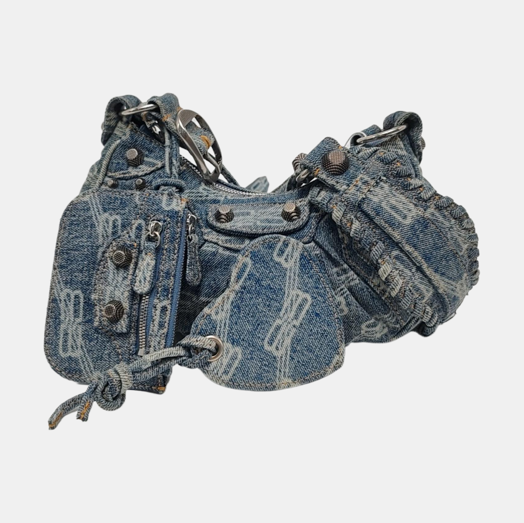 Le Cagole Small Denim Blue