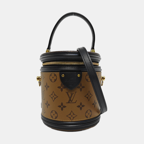 CANNES PM Monogram Coated Canvas Brown