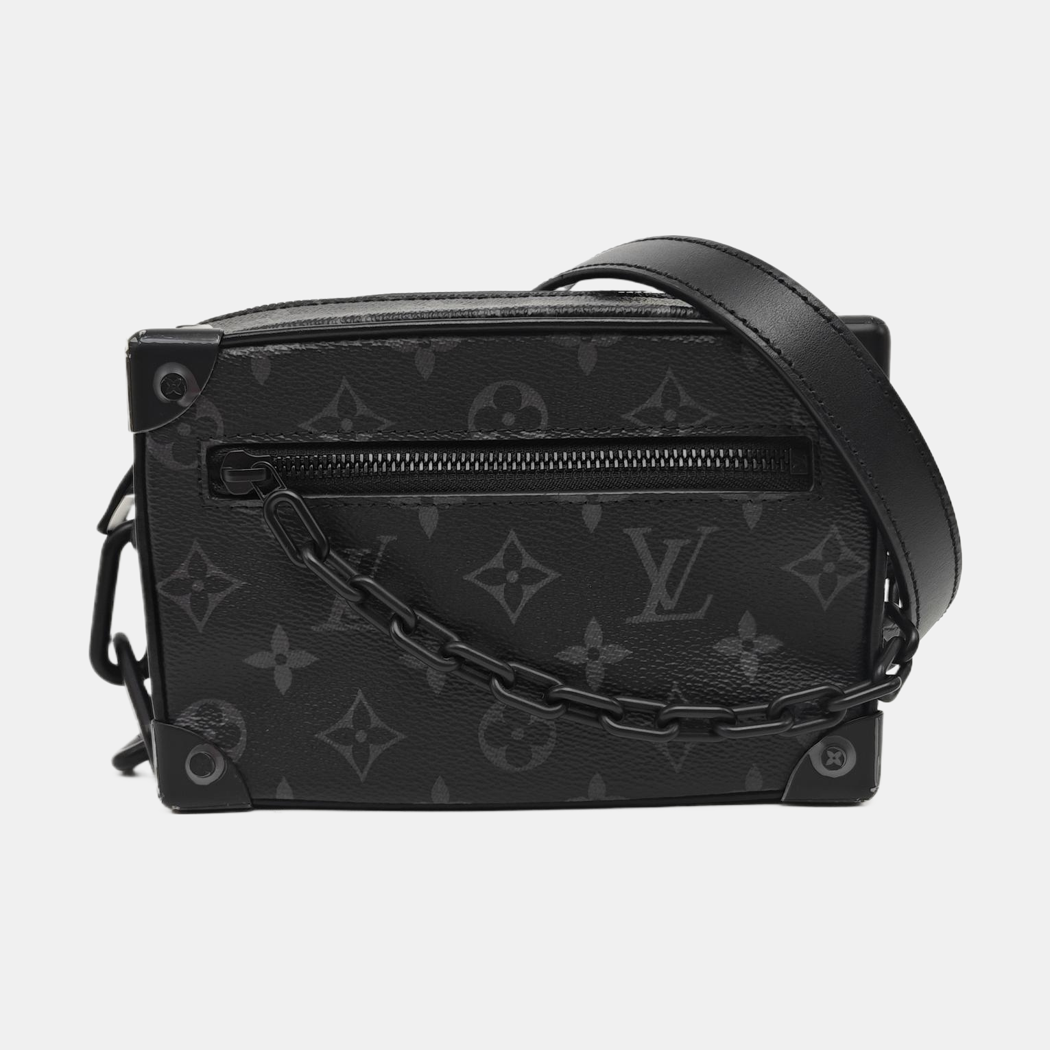 SOFT TRUNK Mini Monogram Coated Canvas Black