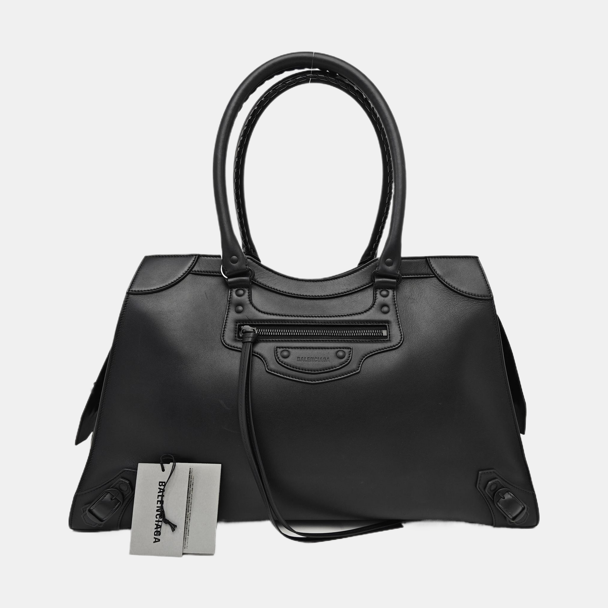 Neo Classic Large Calfskin Black