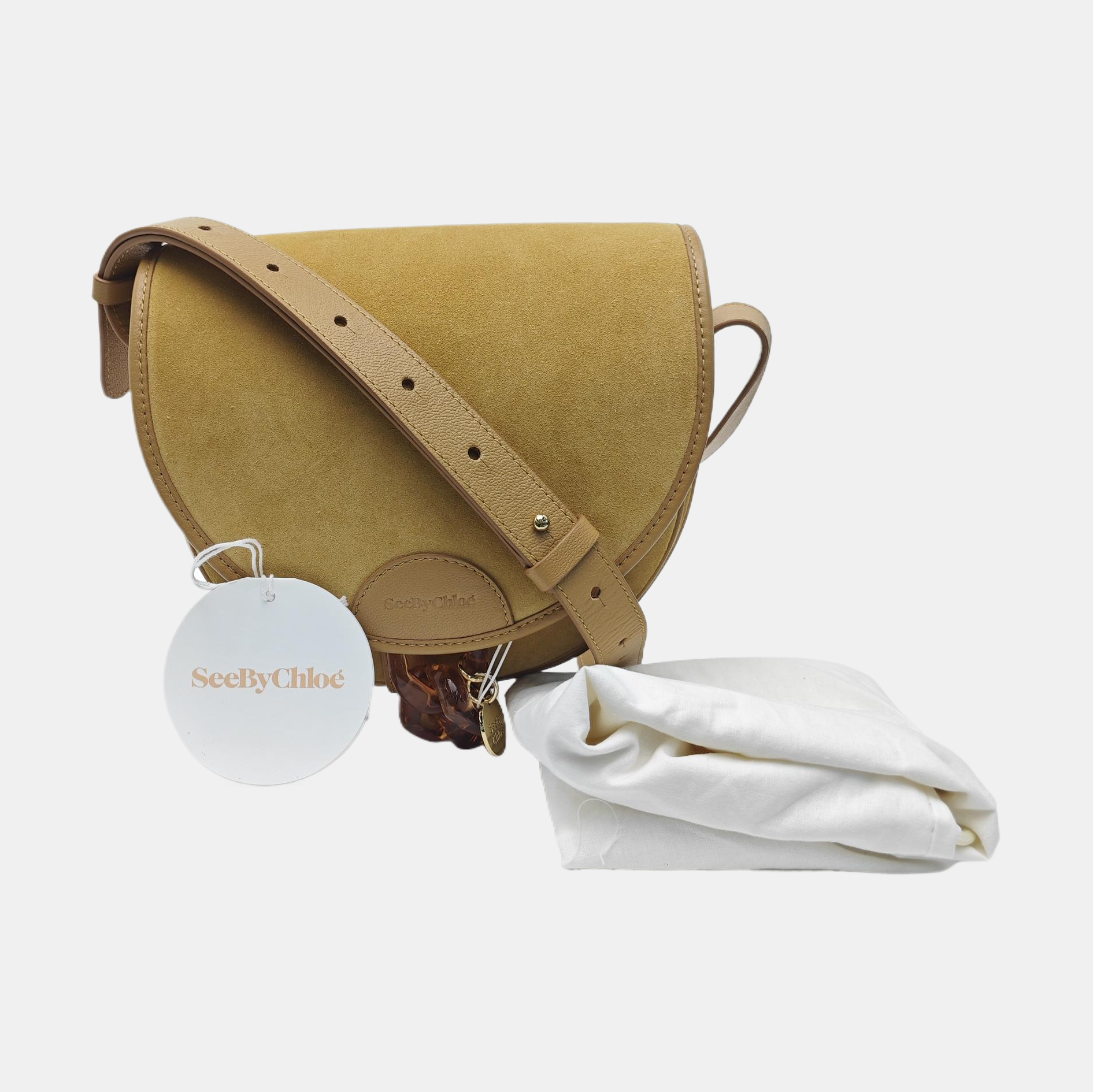 Leather Shoulder Bag Brown
