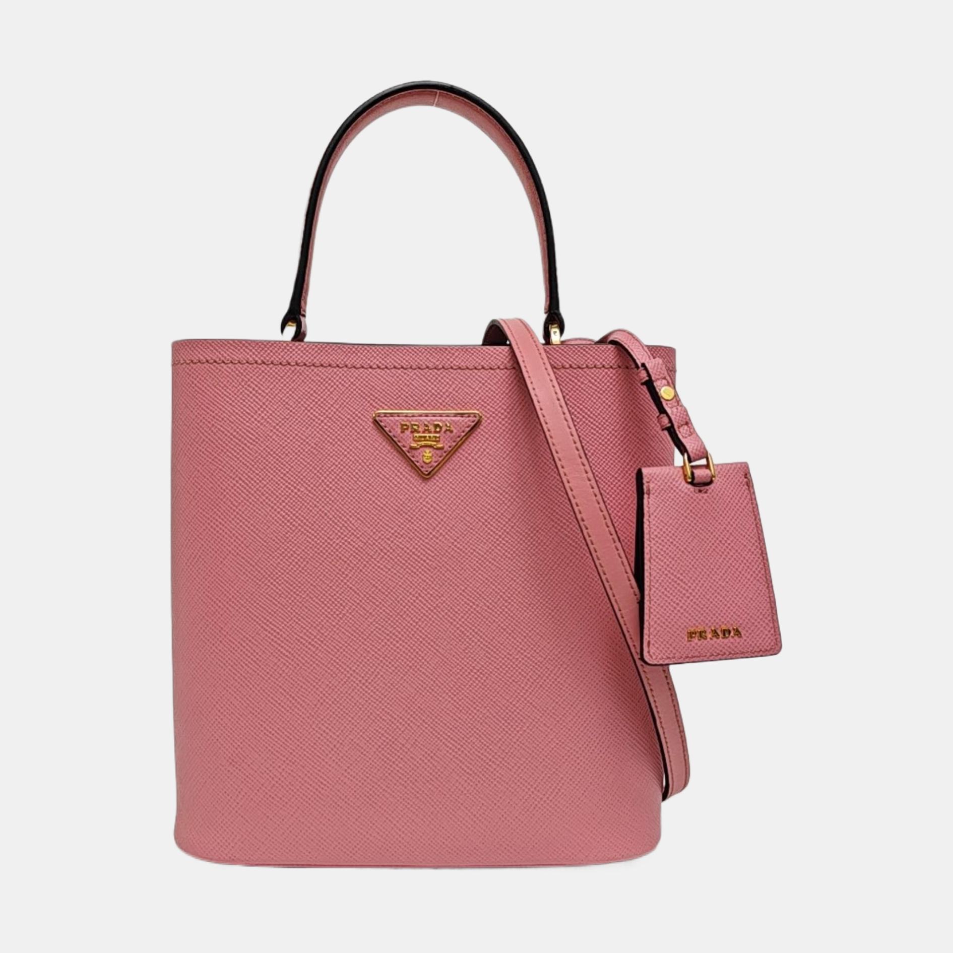 Panier Medium Calfskin Pink