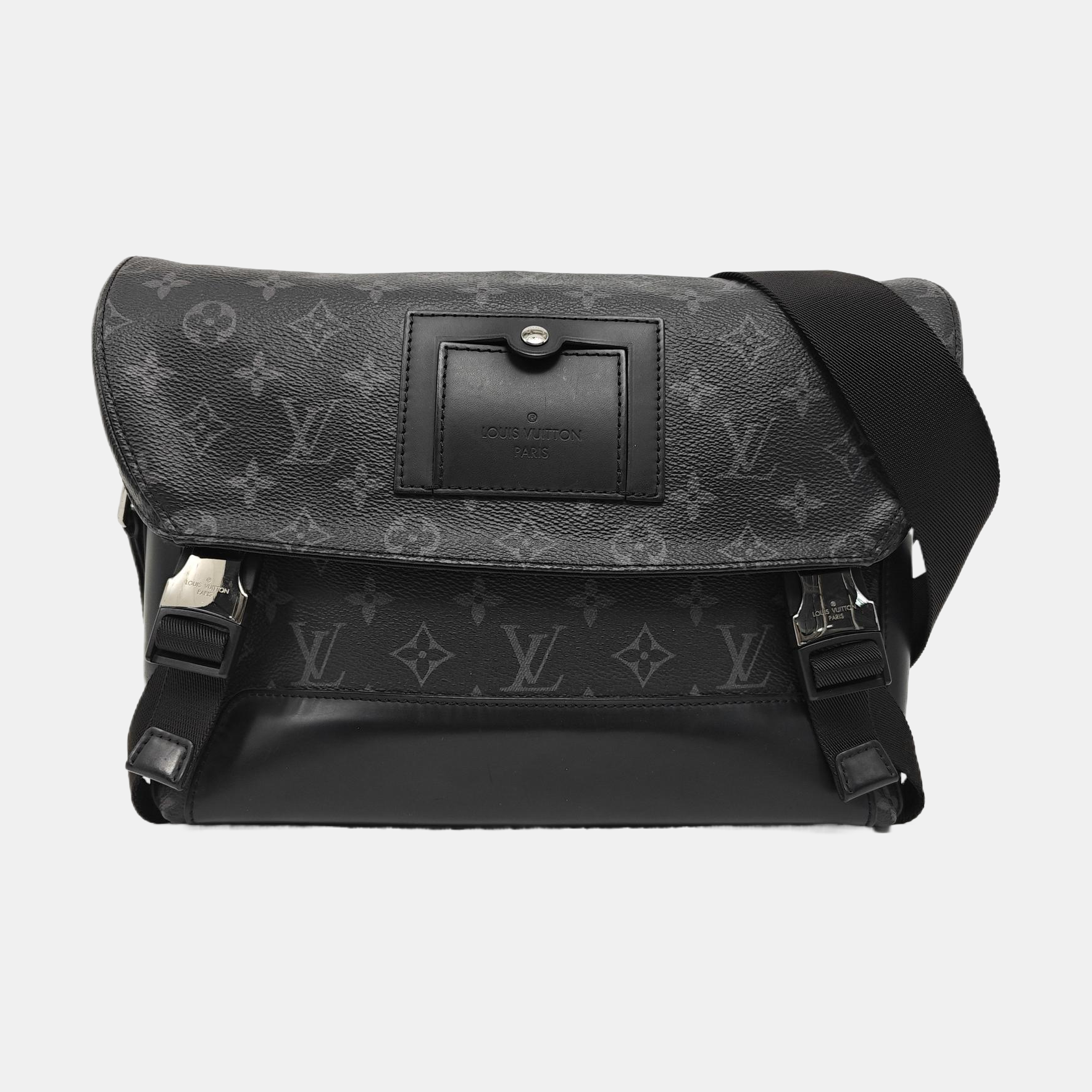 VOYAGER PM Monogram Coated Canvas Black