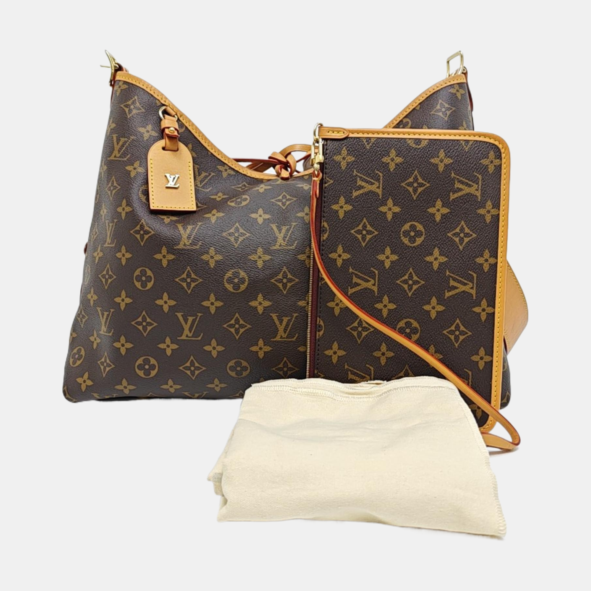 CARRYALL MM Monogram Coated Canvas Brown