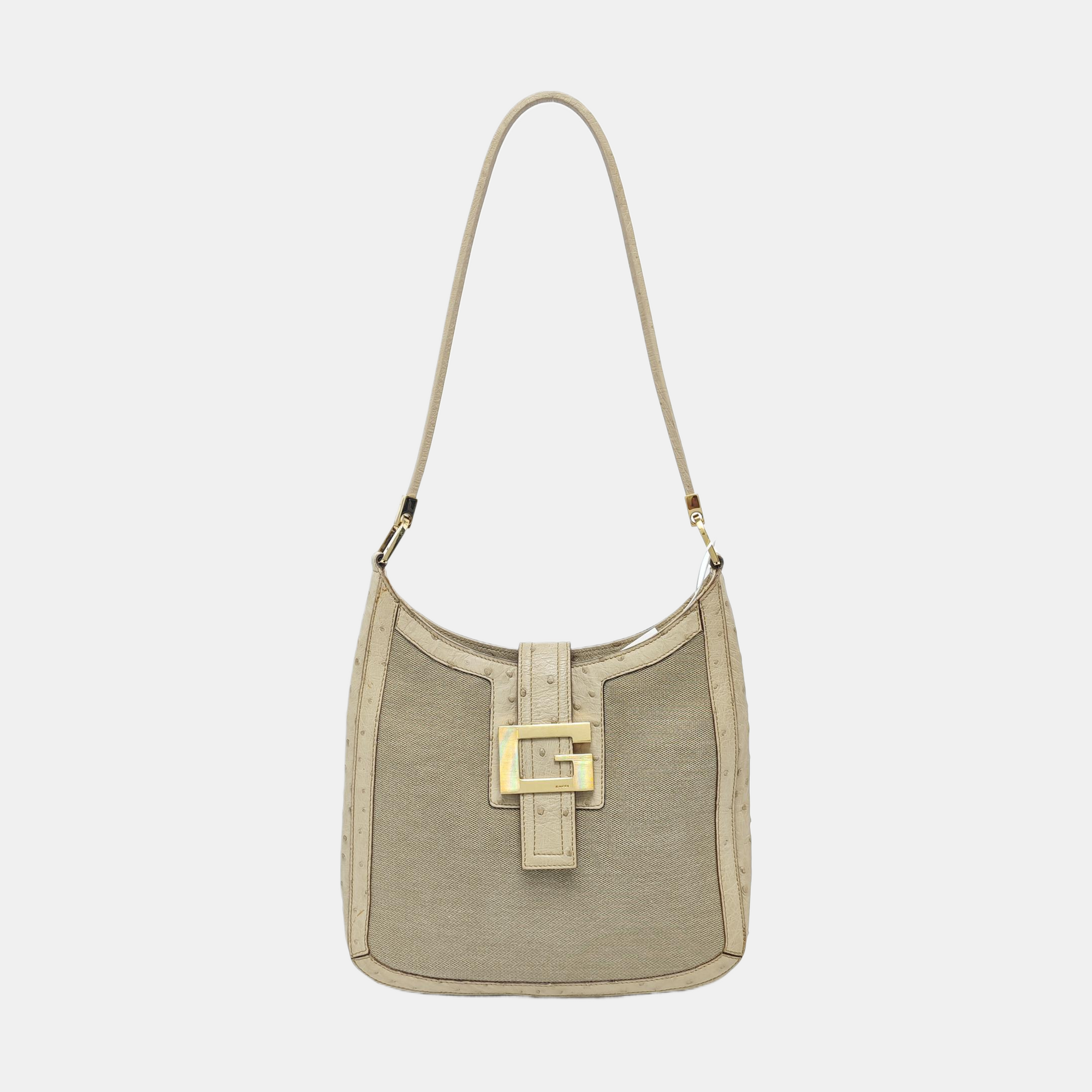 Canvas Shoulder Bag Brown