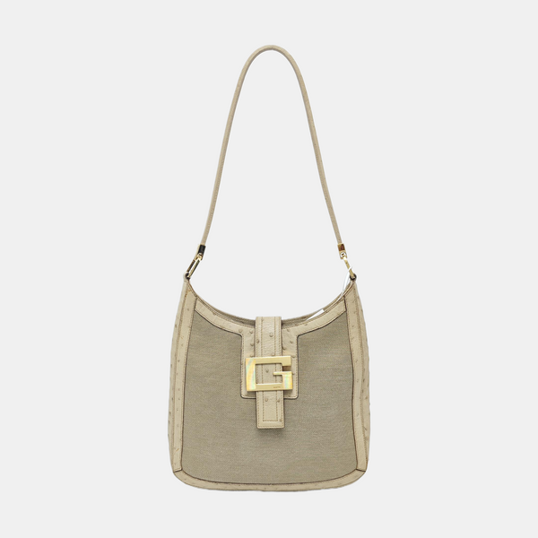 Canvas Shoulder Bag Brown