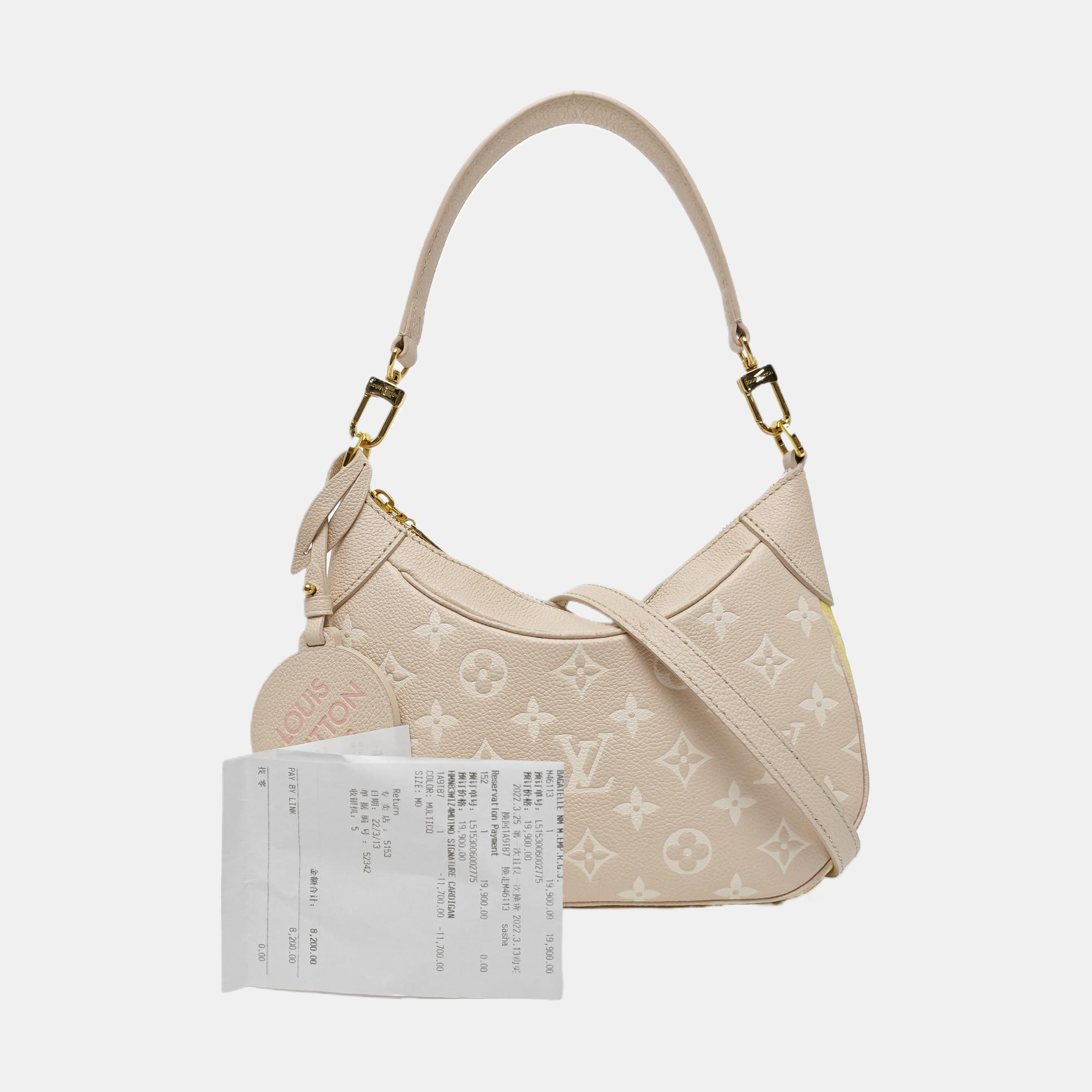 BAGATELLE Monogram Calfskin Pink
