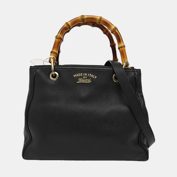Bamboo 1947 Medium Calfskin Black