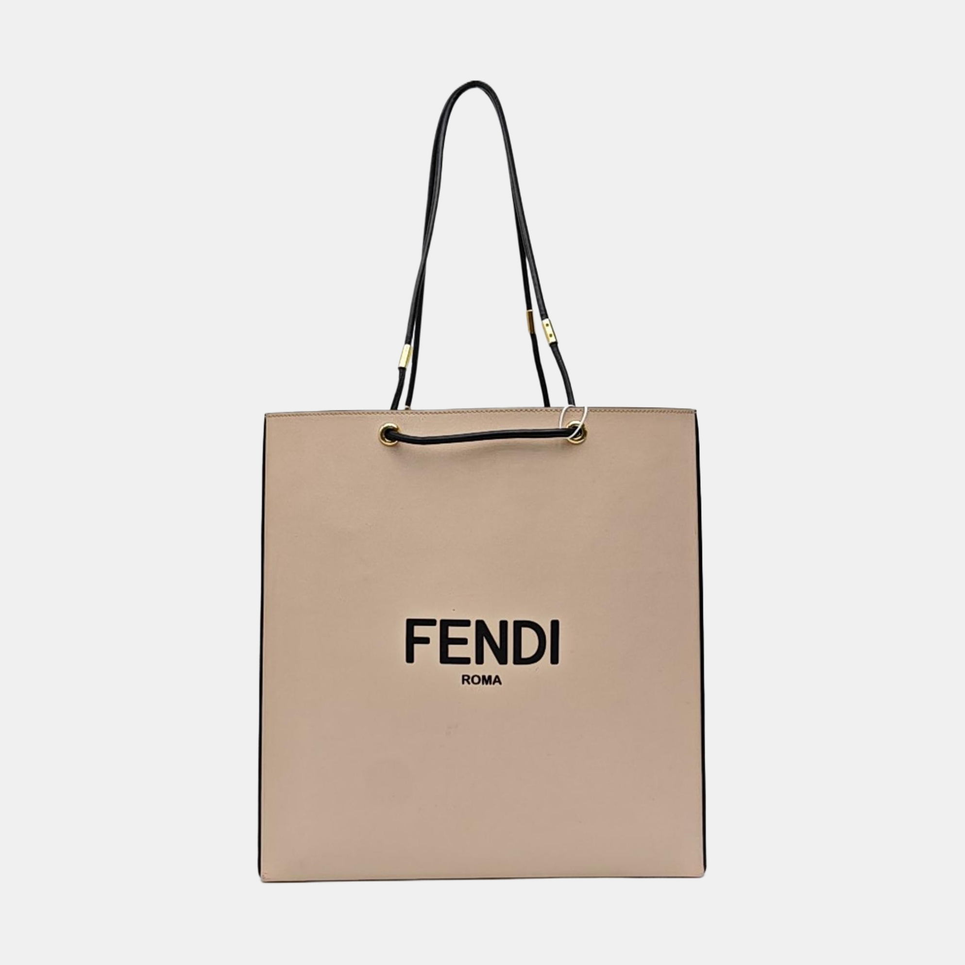 Calfskin Tote Bag Medium Pink