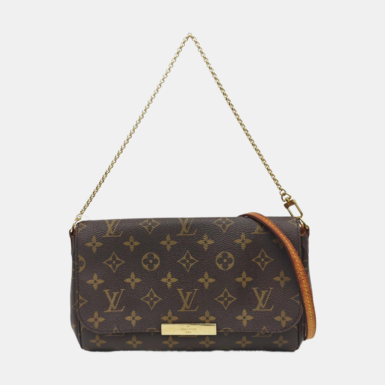 FAVORITE PM Monogram Coated Canvas Brown
